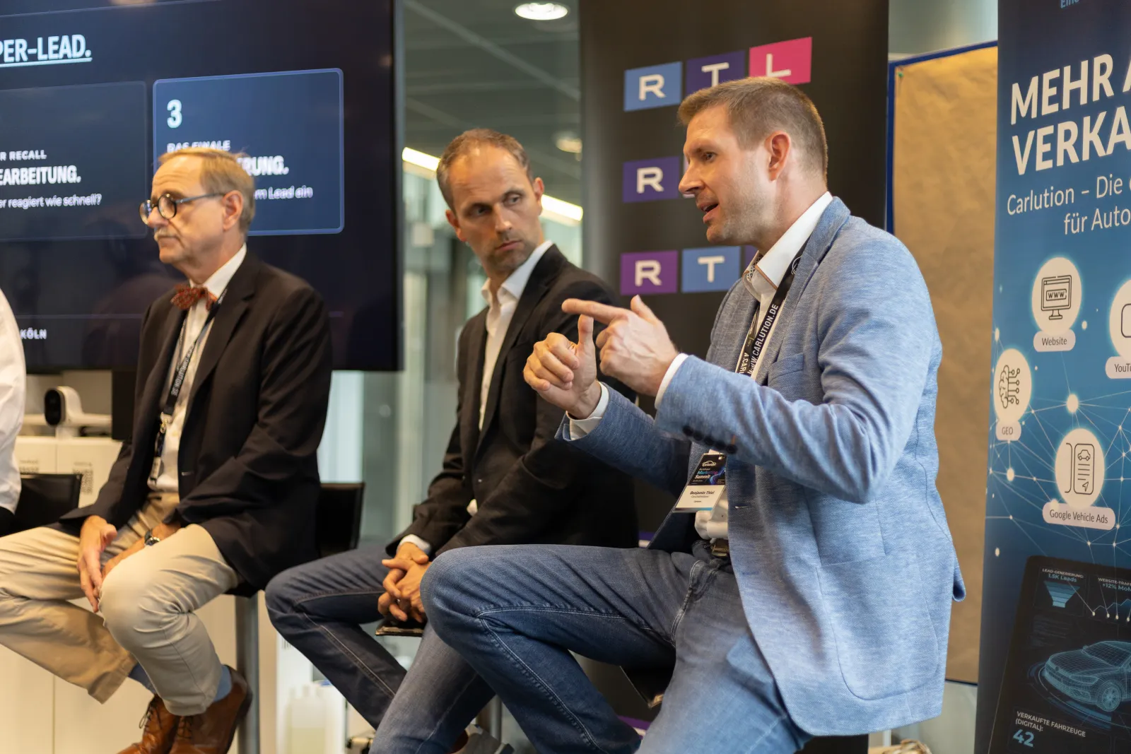Podiumsdiskussion beim RTL-Event mit Benjamin Thiel
